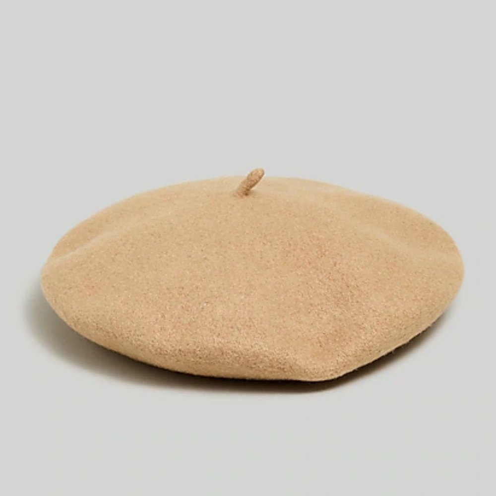 NWT Madewell Felt Beret / Earthen Sand / one size